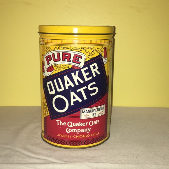 Vintage Quaker Rolled Oats Tin - Picture 2 of 10